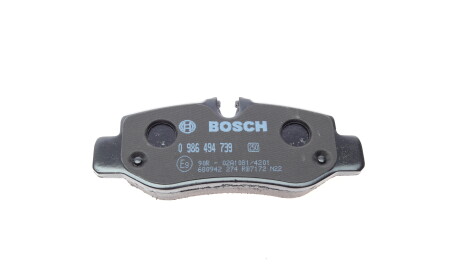 Фото 3 - Тормозные колодки BOSCH 0 986 494 739 (0986494739)