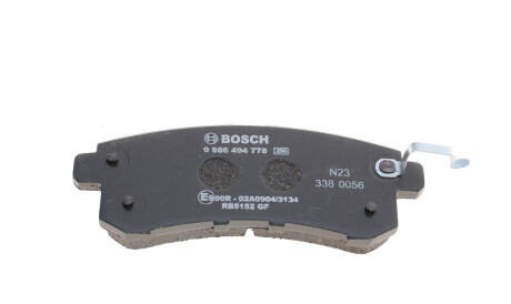 Фото 2 - Тормозные колодки BOSCH 0 986 494 778 (0986494778)
