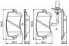 Тормозные колодки kpl. зад audi q3 2.5 05.13- - (8U0698451D) BOSCH 0986494814 (фото 7)