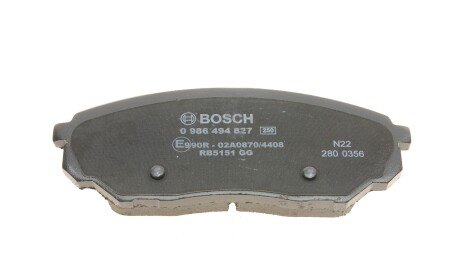 Фото 2 - Гальмівні колодки BOSCH 0 986 494 827 (0986494827)