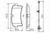 Тормозные колодки kpl. зад audi a8 porsche macan 2.0-6.3 01.11- - (4H6698451A, 4H0698451H, 95B698451B) BOSCH 0986494841 (фото 1)