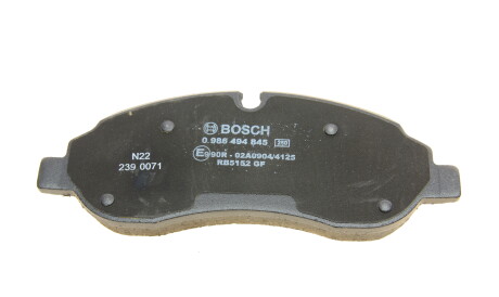 Фото 3 - Тормозные колодки BOSCH 0 986 494 845 (0986494845)