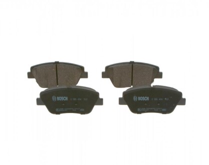 Brake pad set, disc brake - BOSCH 0986494910