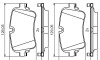 Колодки гальмівні задні Audi A6 A7 A8 Q7 Q8 Volkswagen Touareg 16- - (4N0698451C, 4M0698451P, 4M0698451R) BOSCH 0 986 495 426 (фото 1)