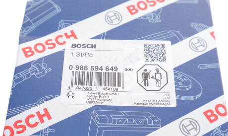 Фото 3 - Датчик АБС (ABS) BOSCH 0 986 594 649 (0986594649)