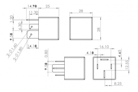 Фото 5 - Релійний елемент (реле) BOSCH 0986AH0083