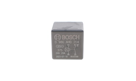 Реле поворотів (24V) Man/MB/Scania (5 контактов) - (7920100, 048640025A, 48640025A) BOSCH 0 986 AH0 204