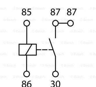 Фото 7 - Релійний елемент (реле) BOSCH 0986AH0253