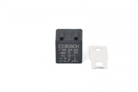 Ma?y przekaЯnik - (183951253, 1501833, 1378302) BOSCH 0986AH0605