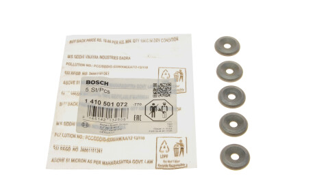 Шайба під форсунку VW/Audi/Fiat - ((068130219, 0855685700, 12571477, 3210170020, 7704002224)) BOSCH 1 410 501 072