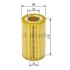 Фільтр масляний - ((4772166, 5650319, 90540460, 90544191, 90570368)) BOSCH 1457429157 (фото 1)