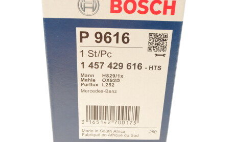 Фото 8 - Масляний фільтр BOSCH 1 457 429 616 (1457429616)