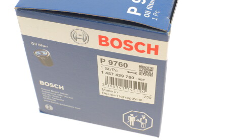 Фото 7 - Масляный фильтр BOSCH 1 457 429 760 (1457429760)