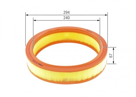 Фото 5 - Воздушный фильтр BOSCH 1 457 433 330