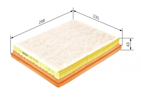 Фото 5 - Повітряний фільтр BOSCH 1 457 433 655 (1457433655)