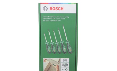 Набор отверток Torx 5 ед. - BOSCH 1600A02BX6