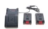 Набір 2-х акумуляторів для електроінструменту GBA 18V 4.0Ah + зарядний пристрій GAL 18V-40 1 619 M00 8UH - BOSCH 1619M008UH (фото 1)