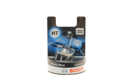 Лампа автомобільна галогенова H7 12V 55W PX26d Xenon Blue - BOSCH 1987301013