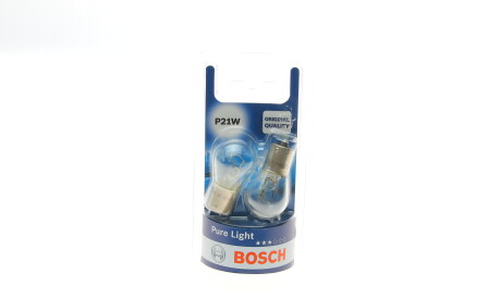 Лампа розжарювання P21W 12V 21W (блістер 2 шт.) - BOSCH 1 987 301 017