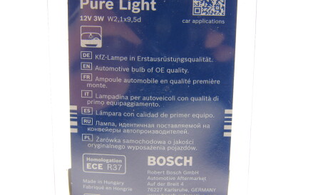 Фото 2 - Автолампа BOSCH 1987301028