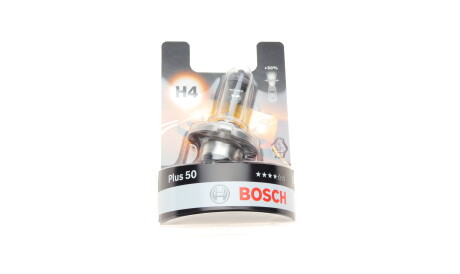 Лампа автомобильная галогеновая H4 12V 60/55W P43t Plus 60% - (7703097171) BOSCH 1 987 301 040