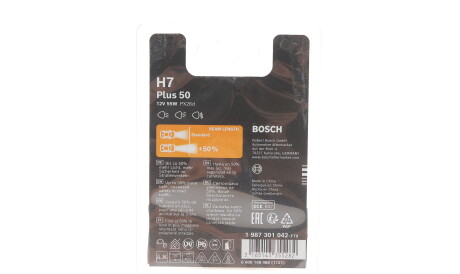 Фото 2 - Автолампа BOSCH 1 987 301 042 (1987301042)