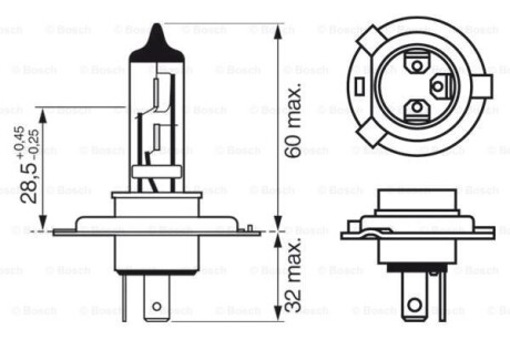 Фото 5 - Автолампа BOSCH 1987301160