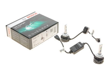 Лампа автомобильная светодиодная H7 12V 30W PX26d Gigalight Twin LED 6000К комплект 2шт - BOSCH 1 987 301 557