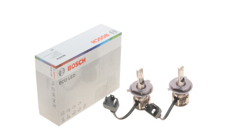 Лампа автомобильная светодиодная H4 12V 24W P43t Eco LED Twin 6000К комплект 2 шт - BOSCH 1 987 301 700