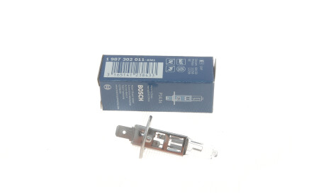 Лампа автомобильная галогеновая H1 12V 55W P14.5s Pure Light - (621698) BOSCH 1987302011