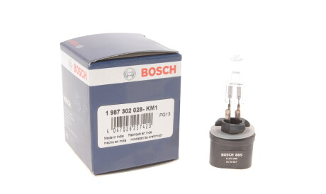 Лампа автомобильная галогеновая 885 12V 50W PG13 Pure Light - (yy04500207105) BOSCH 1 987 302 028