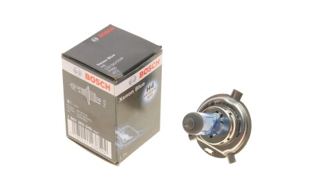 Лампа автомобільна галогенова H4 12V 60/55W P43t Xenon Blue WS - (7703097171) BOSCH 1 987 302 045