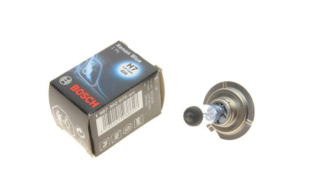 Лампа автомобильная галогеновая H7 12V 55W PX26d Xenon Blue - (1426627, 1673338, 1965507) BOSCH 1 987 302 075