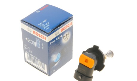 Лампа автомобільна галогенова H10 12V 42W PY20d Pure Light - BOSCH 1 987 302 083