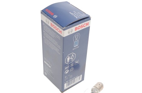 Лампа автомобільна P21/4W 12V 21/4W BAZ15d Pure Light - (030005050032, 1354871, 1732172M1) BOSCH 1987302215