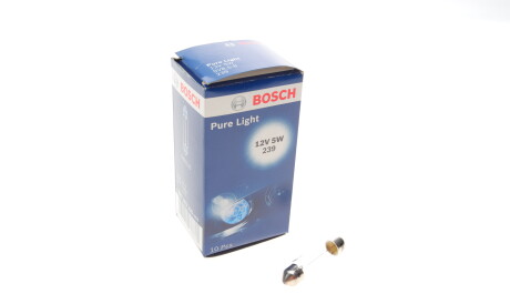 Лампа автомобильная C5W 12V 5W SV8.5-8 - BOSCH 1987302225