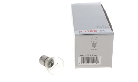 Лампа автомобільна P21W 12V 21W BA15s Eco - (n10256401, N10256407, 999554) BOSCH 1987302811