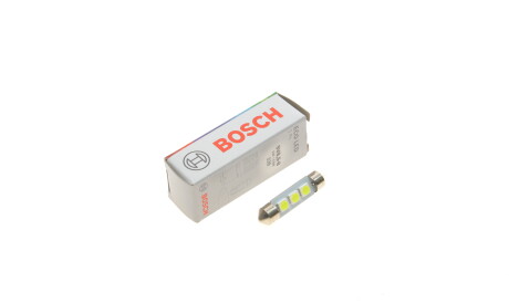 Лампа автомобильная светодиодная C5W 12V 2.5W SV8.5-8 Eco LED WS - BOSCH 1 987 302 880