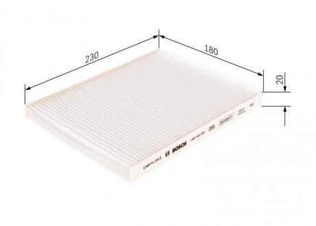 Фото 5 - Фільтр салону BOSCH 1 987 432 253 (1987432253)