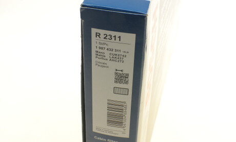 Фото 5 - Фільтр салону BOSCH 1 987 432 311 (1987432311)