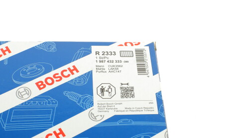 Фото 5 - Фільтр салону BOSCH 1 987 432 333 (1987432333)