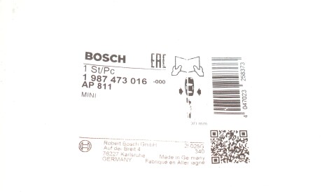 Фото 2 - Датчик износа тормозных колодок BOSCH 1 987 473 016 (1987473016)