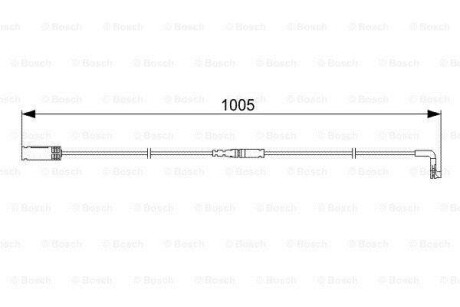 Сигнализатор, износ тормозных колодок - (34352283035) BOSCH 1 987 473 053