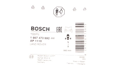 Фото 3 - Датчик износа тормозных колодок BOSCH 1 987 473 592 (1987473592)