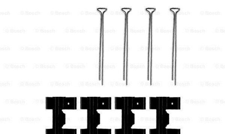 Комплектующие, колодки дискового тормоза - (lr032954, rtc4519, rtc5762) BOSCH 1987474115