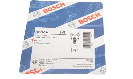 Фото 3 - Комплектуюча колодок BOSCH 1 987 474 210 (1987474210)