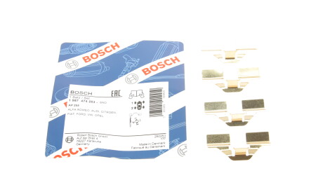 Монтажний компл.,гальм.колодки - (1J0615231, 440720, 440839581R) BOSCH 1 987 474 253