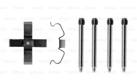 Комплектующие, колодки дискового тормоза - (1605007, 16012660, 8961266) BOSCH 1987474277