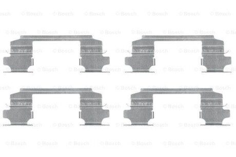 Комплектующие, колодки дискового тормоза - (410800W725, 410805W525, 4108000Q0B) BOSCH 1 987 474 436