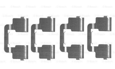 Комплектующие, колодки дискового тормоза - BOSCH 1987474458